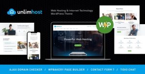 Download UnlimHost - Web Hosting & Internet Technology Theme