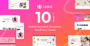 Download UpSkill - Education Online Courses LMS WordPress Theme GPL WordPress Plugin