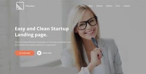 Download Vanessa - Easy Startup Landing Page WP Theme