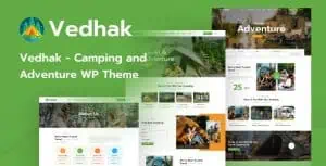 Download Vedhak - Camping and Adventure WordPress Theme