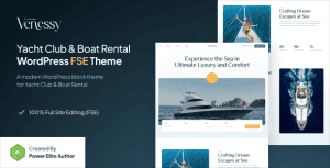 Download Venessy - Yacht Club & Boat Rental FSE WordPress Theme