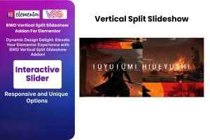 Download Vertical Split Slideshow Addon For Elementor GPL WordPress Plugin