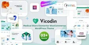 Download Vicodin - Medical Store WordPress Theme