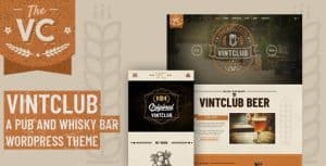 Download VintClub - A Pub and Whisky Bar WordPress Theme