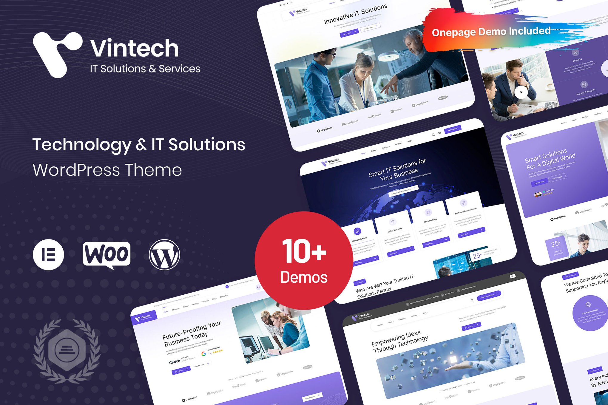 Download Vintech - Technology & IT Solutions WordPress GPL WordPress Plugin
