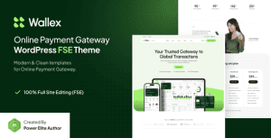 Download Wallex – Online Payment Gateway FSE WordPress Theme