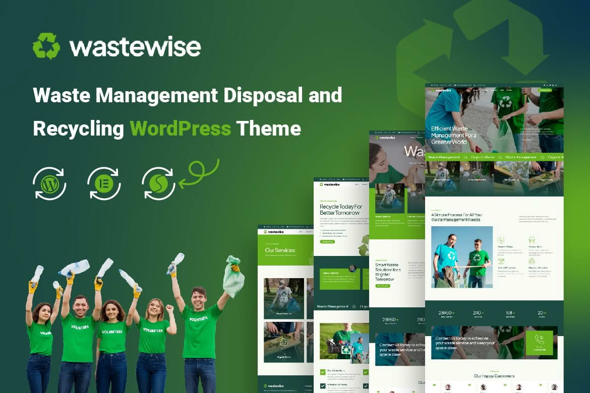 Download Wastewise - Waste Management WordPress Theme GPL WordPress Plugin