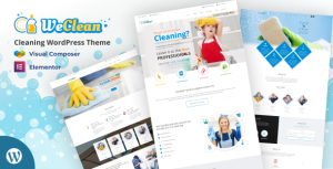 We Clean - Cleaning WordPress