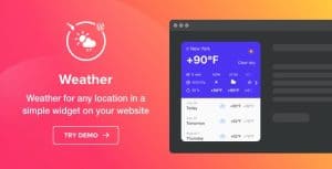 Download Weather Forecast - WordPress Weather Plugin