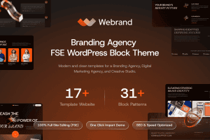 Download Webrand - Branding Agency WordPress Block Theme GPL WordPress Plugin