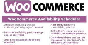 Download WooCommerce Availability Scheduler