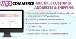 Download WooCommerce Multiple Customer Addresses & Shipping