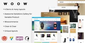 Download WOOW - Responsive WooCommerce Theme