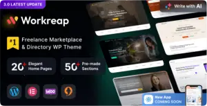 Download Workreap - Freelance Marketplace and Directory WordPress Theme