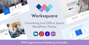 Download Worksquare - Coworking and Office Space WordPress Theme