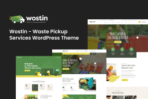 Download Wostin - Waste Pickup Services WordPress Theme GPL WordPress Plugin