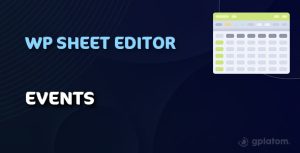 Download WP Sheet Editor - Events Pro