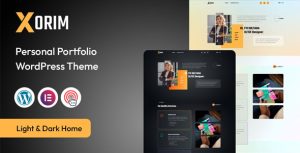 Download Xorim – Personal Portfolio & Resume WordPress Theme GPL WordPress Plugin