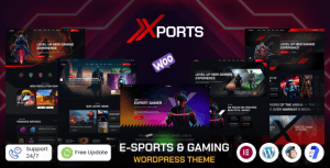 Download Xports - eSports and Gaming WordPress Theme