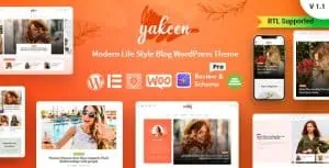 Download Yakeen - Lifestyle Blog WordPress Theme