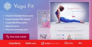 Download Yoga Fit - Sports & Fitness WordPress Theme