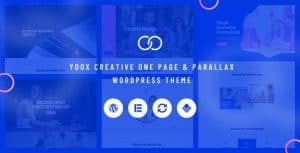 Download Yoox -  Creative One Page & Parallax WordPress Theme