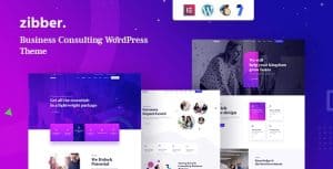 Download Zibber - Consulting Business WordPress Theme + RTL